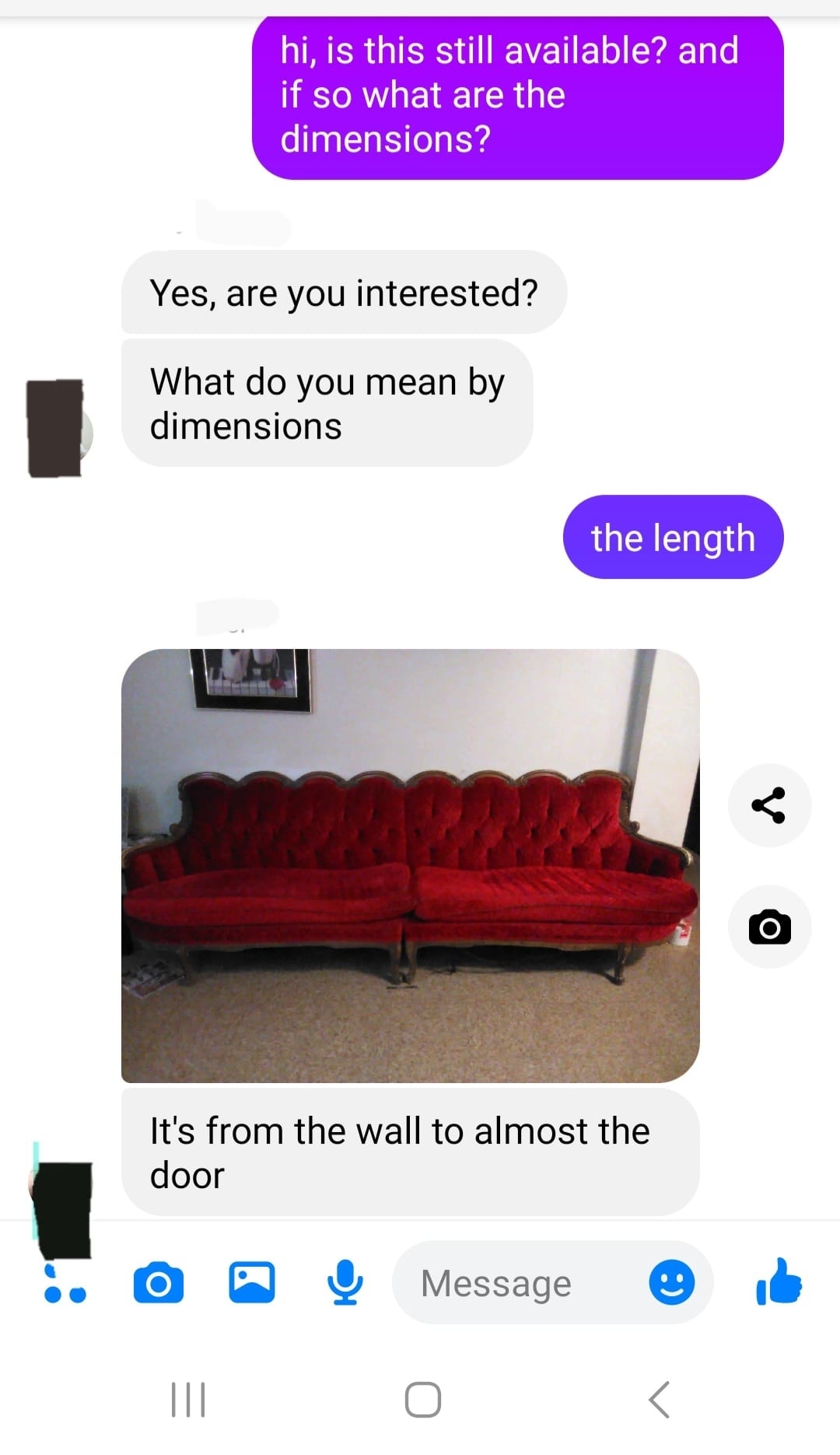 &quot;It&#x27;s from the wall to almost the door&quot;