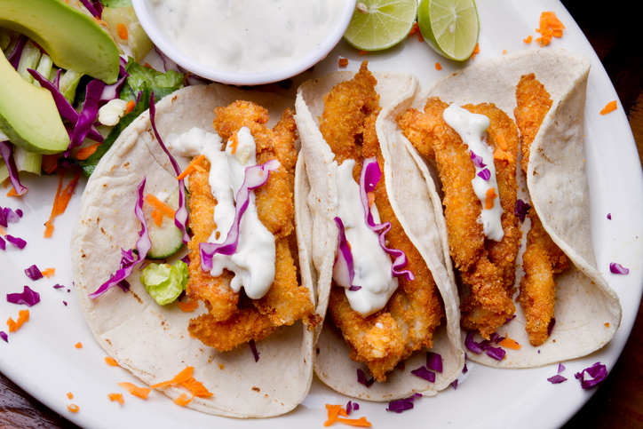 Fish stick tacos