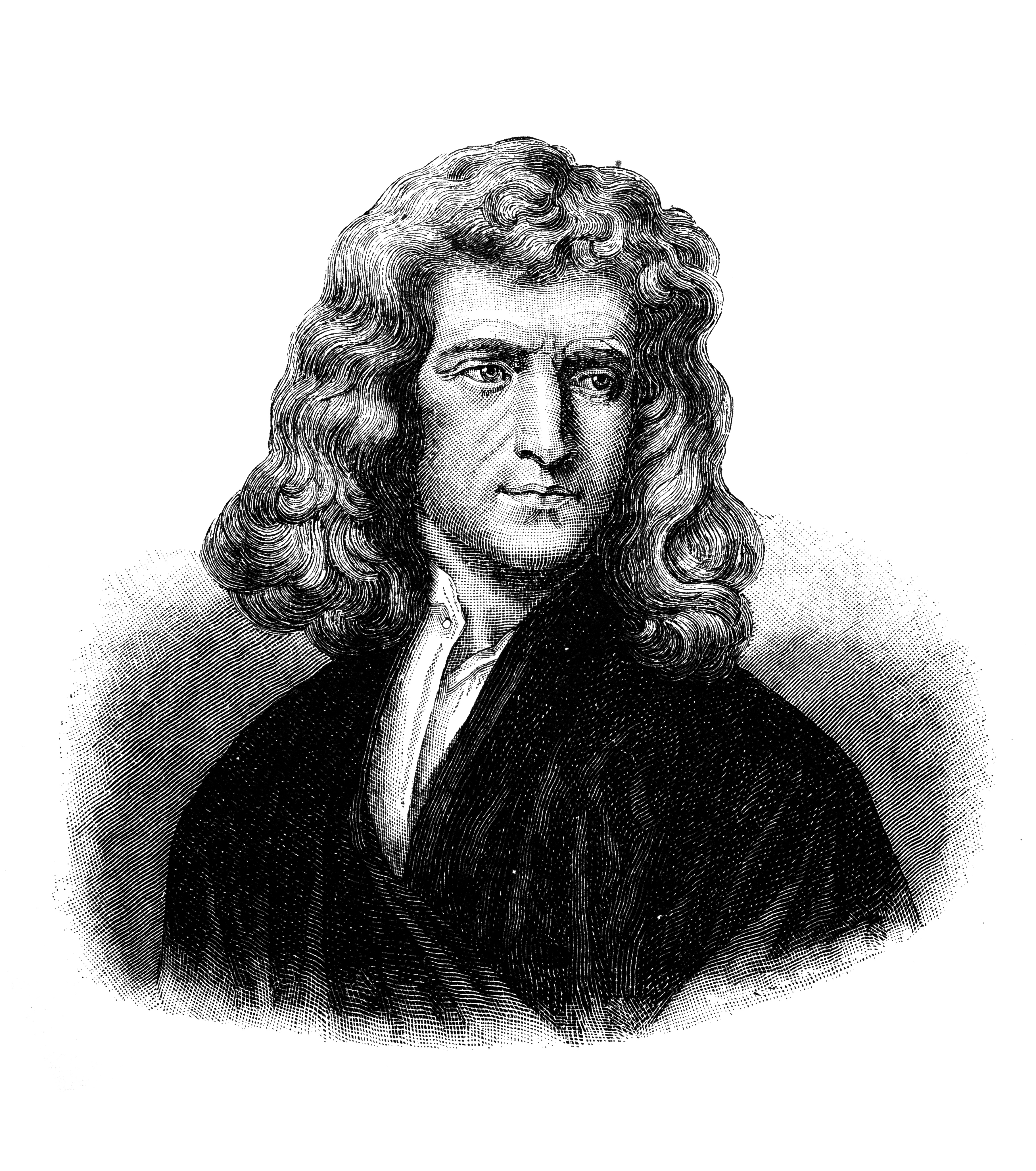 Illustration of a man with long hair