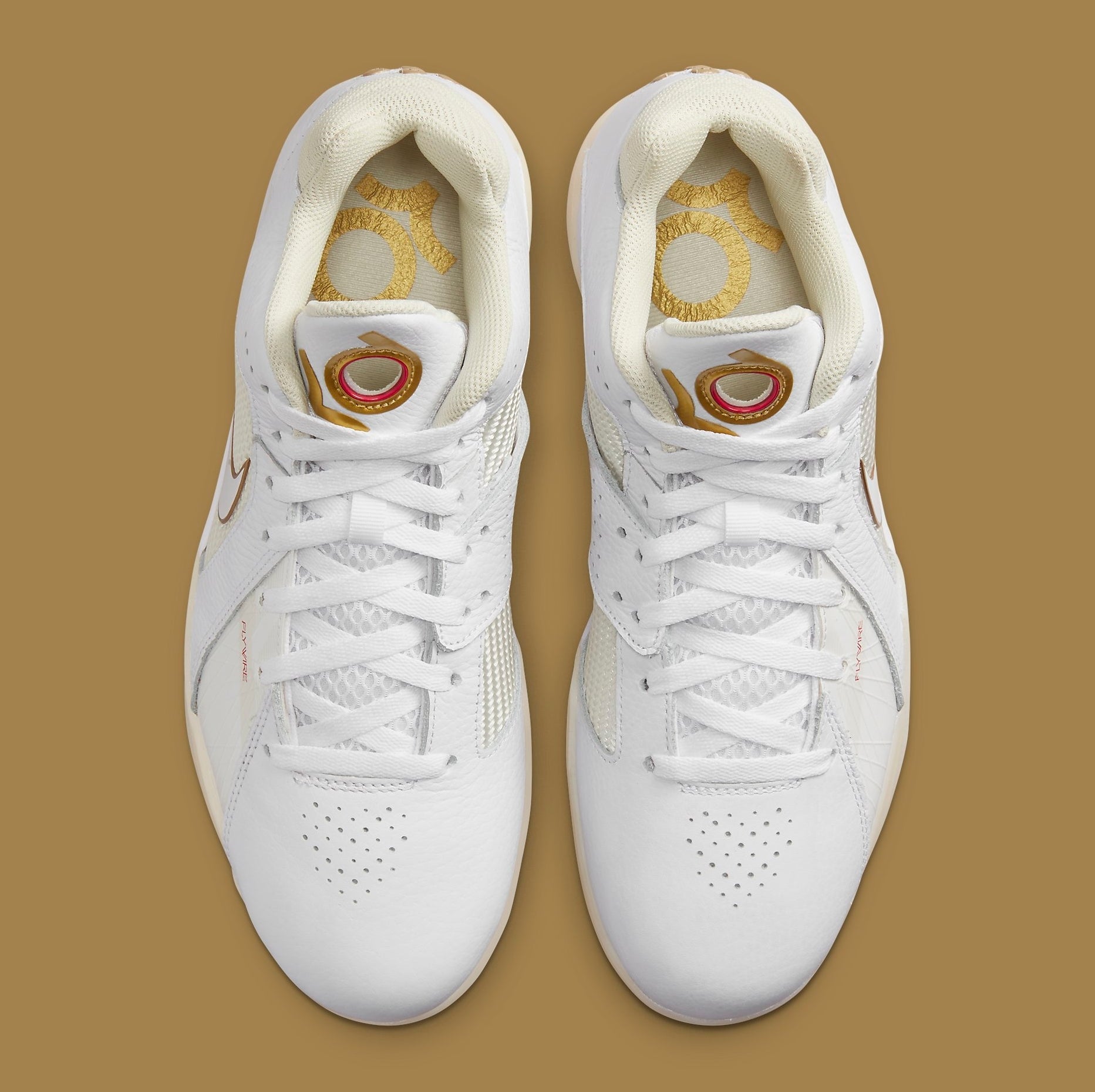 Nike KD 3 III White Gold Release Date DZ3009-100 Top