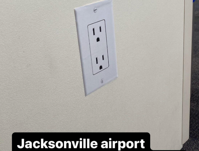 sticker of an outlet