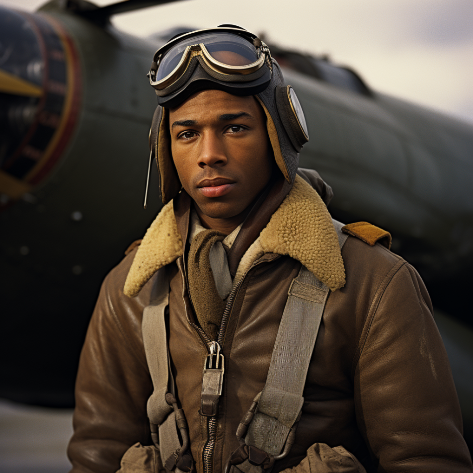 A Black Tuskegee pilot in the 1940s