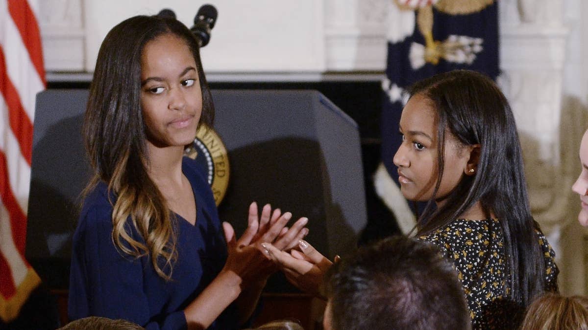 The former first daughters attended the party at the Bird Streets Club on Tuesday.