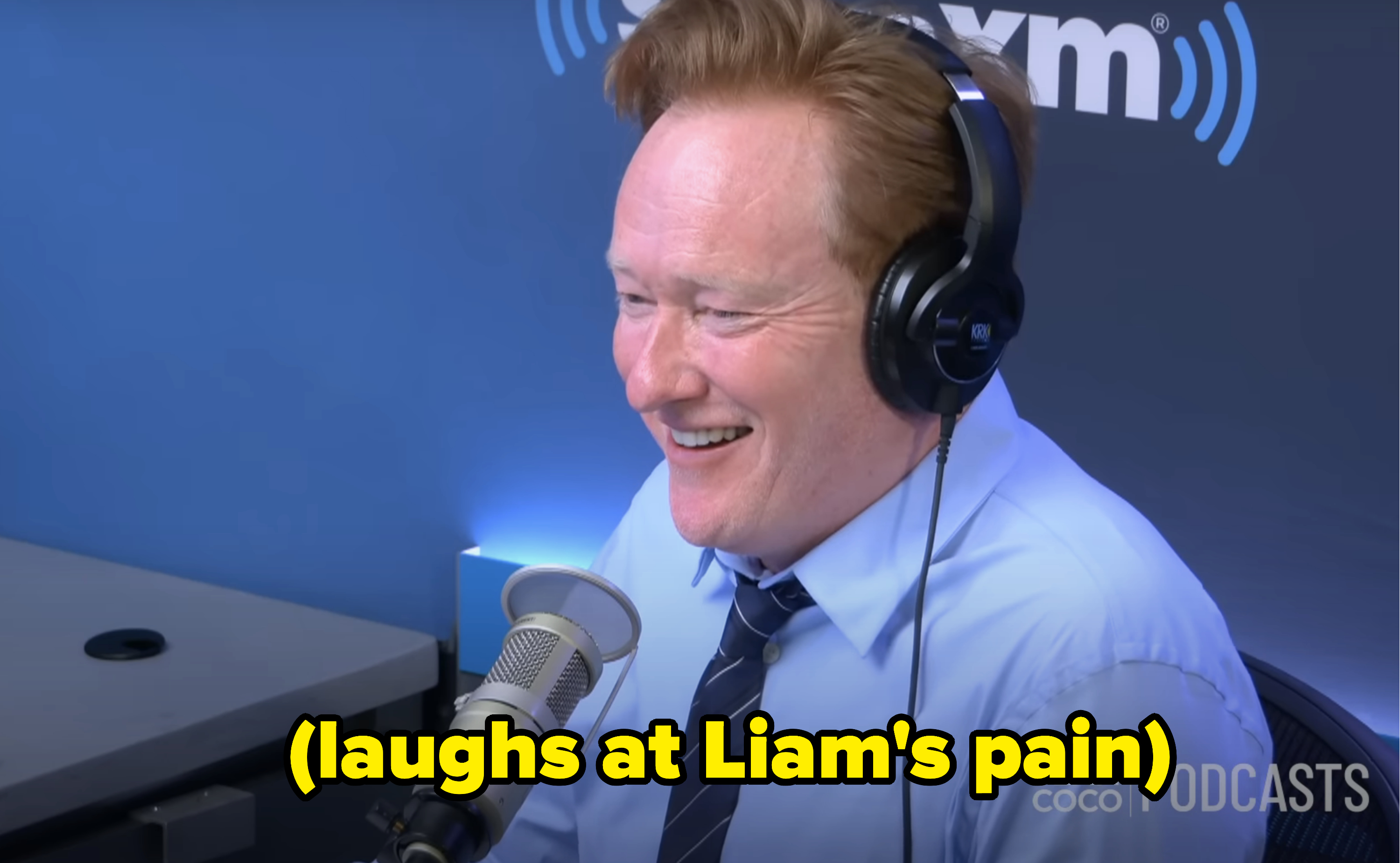 conan laughing on the podcast