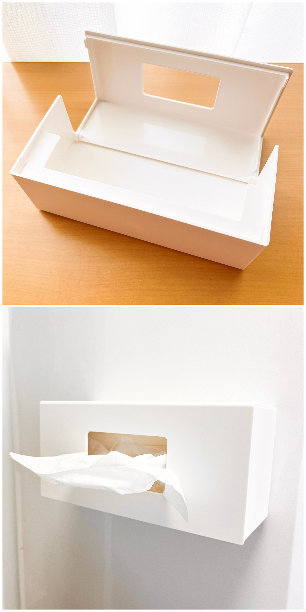 LOFT(ロフト)のオススメの便利グッズ「前から開くマグネットボックスホルダー L ホワイト tower(タワー)」