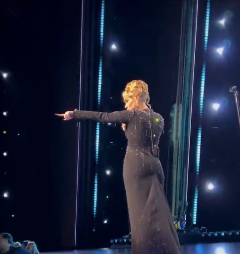 Adele onstage