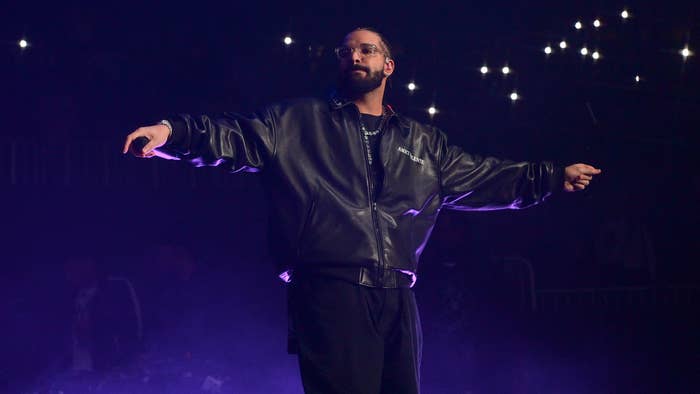 drake is seen performing