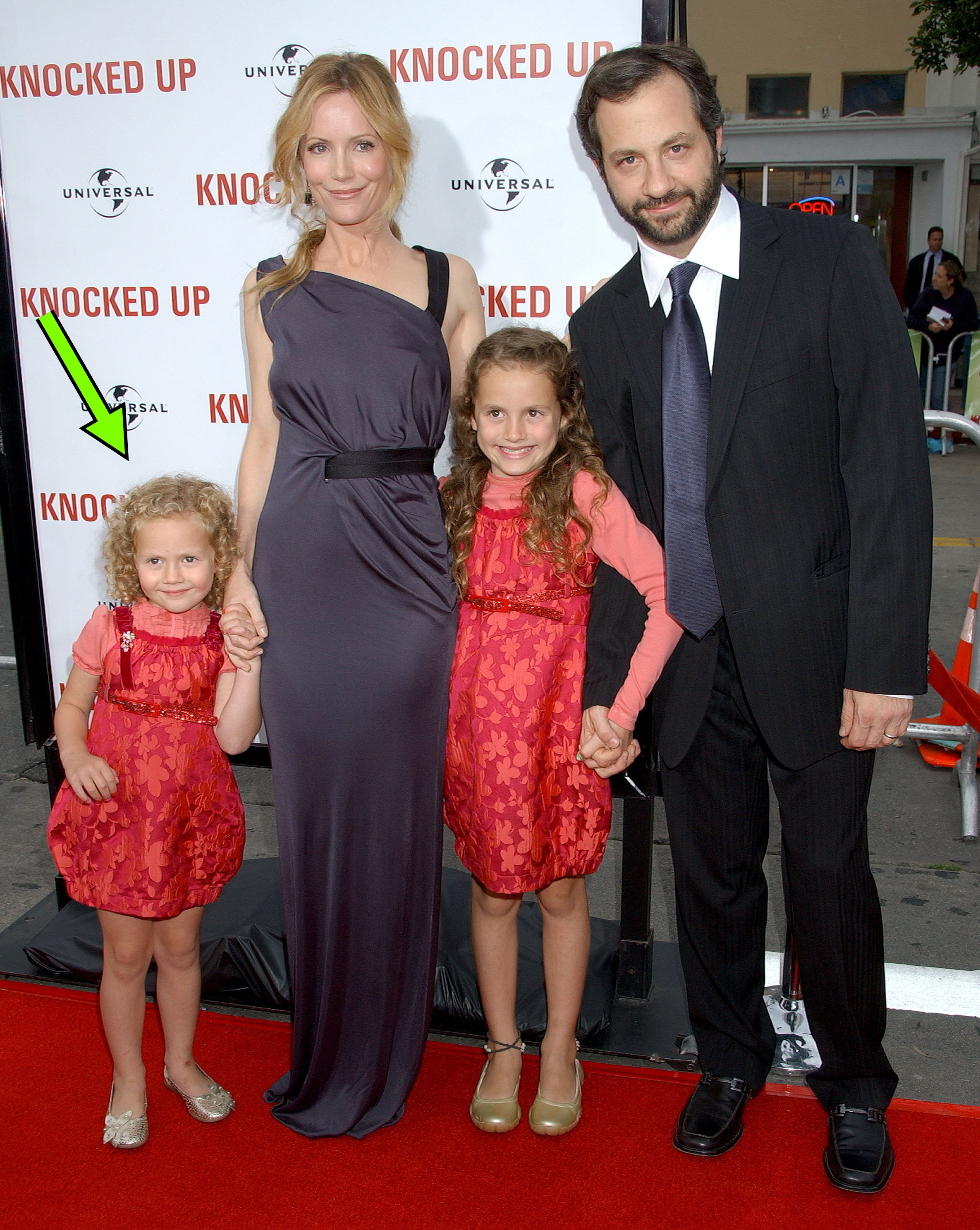 The Apatow family on the red carpet