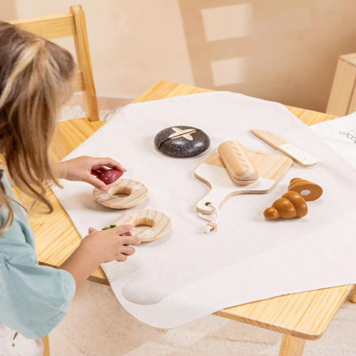 a bakery bread play set