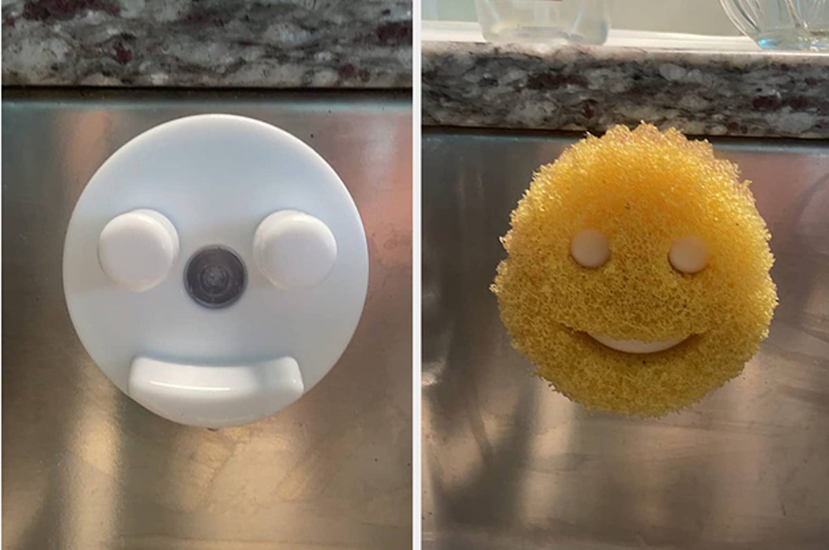 Scrub Daddy UK - Soap Daddy is the soap dispenser you didn't know you  needed - press the flower head to dispense soap from the top or squeeze the  base to dispense
