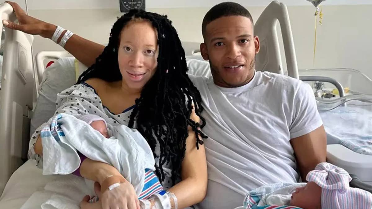 31-year-old Scierra Blair and 32-year-old José Ervin welcomed twin babies on their birthday earlier this month.