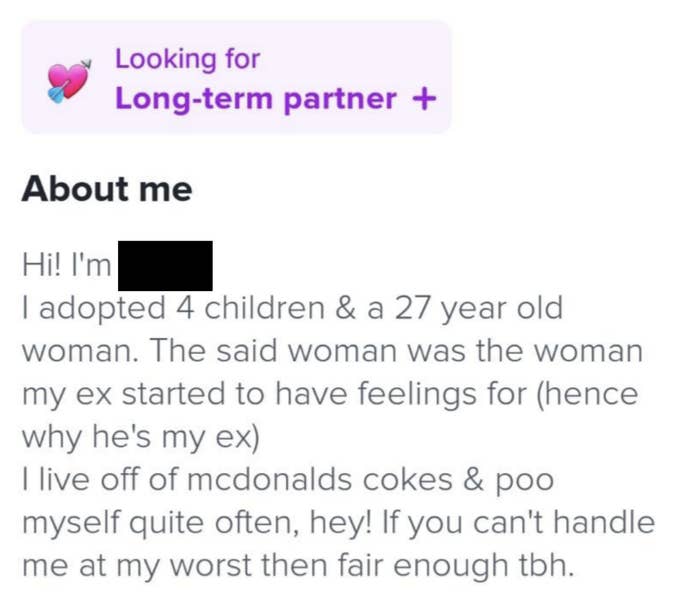 i live off my mcdonalds cokes and poo myself quite often