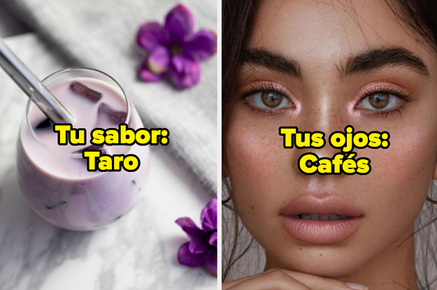 Puedo adivinar el color de tus ojos por tu selección de sabores