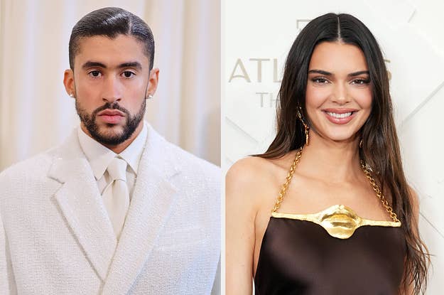 Bad Bunny, Kendall Jenner meme from Lakers game shows mansplaining