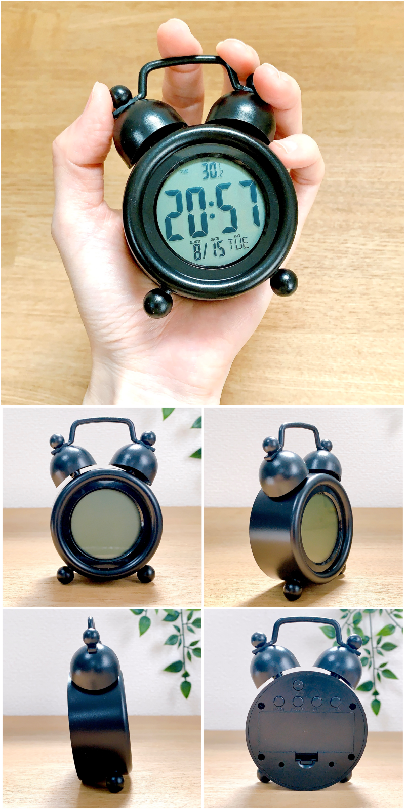 DAISO(ダイソー)のおすすめの便利グッズ「デジタルクロック5WAY」