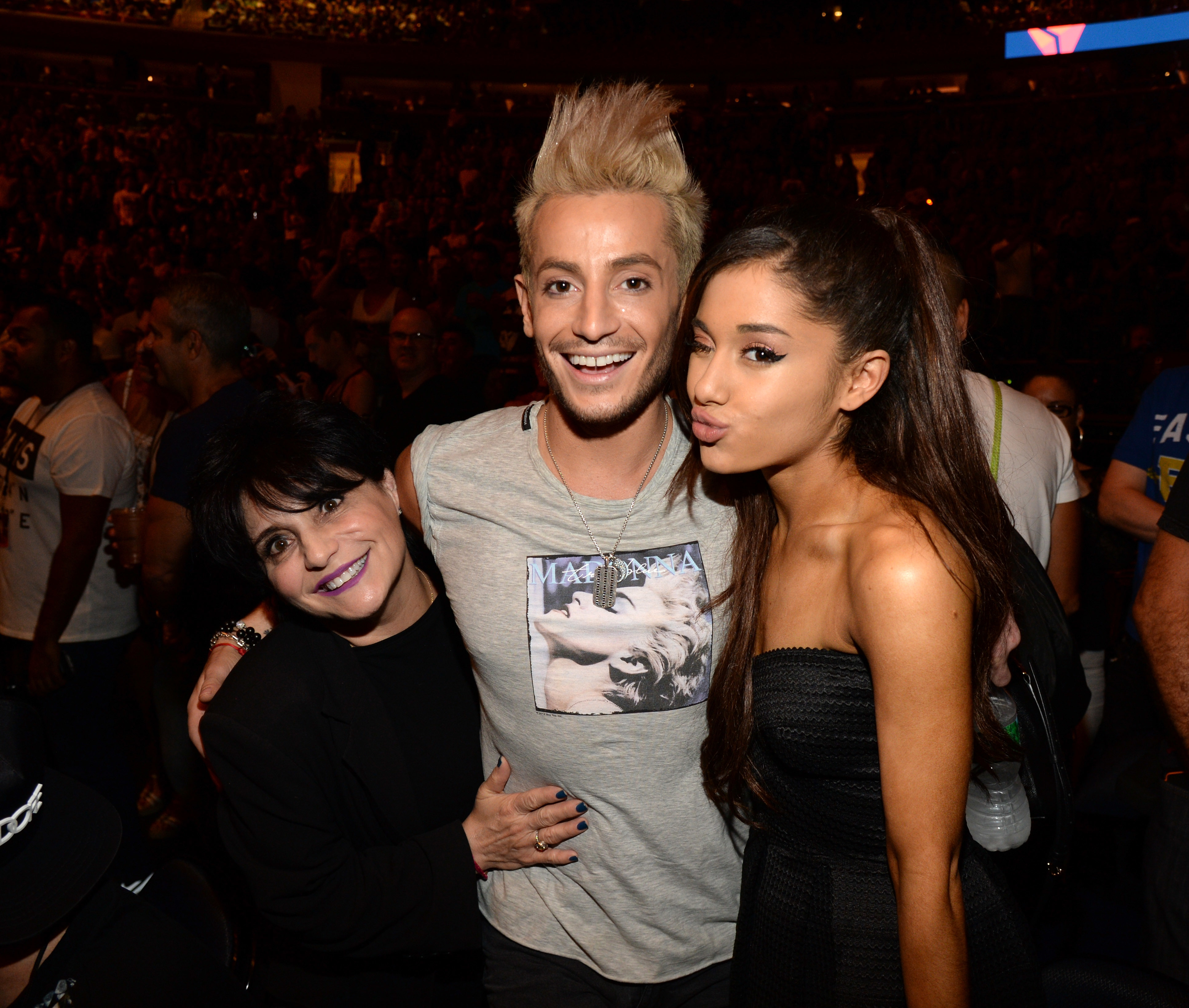 Joan, Frankie, and Ariana Grande