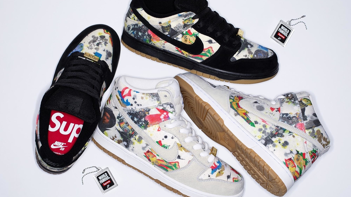 Supreme x Nike SB Dunk Rammellzee Release Date Complex