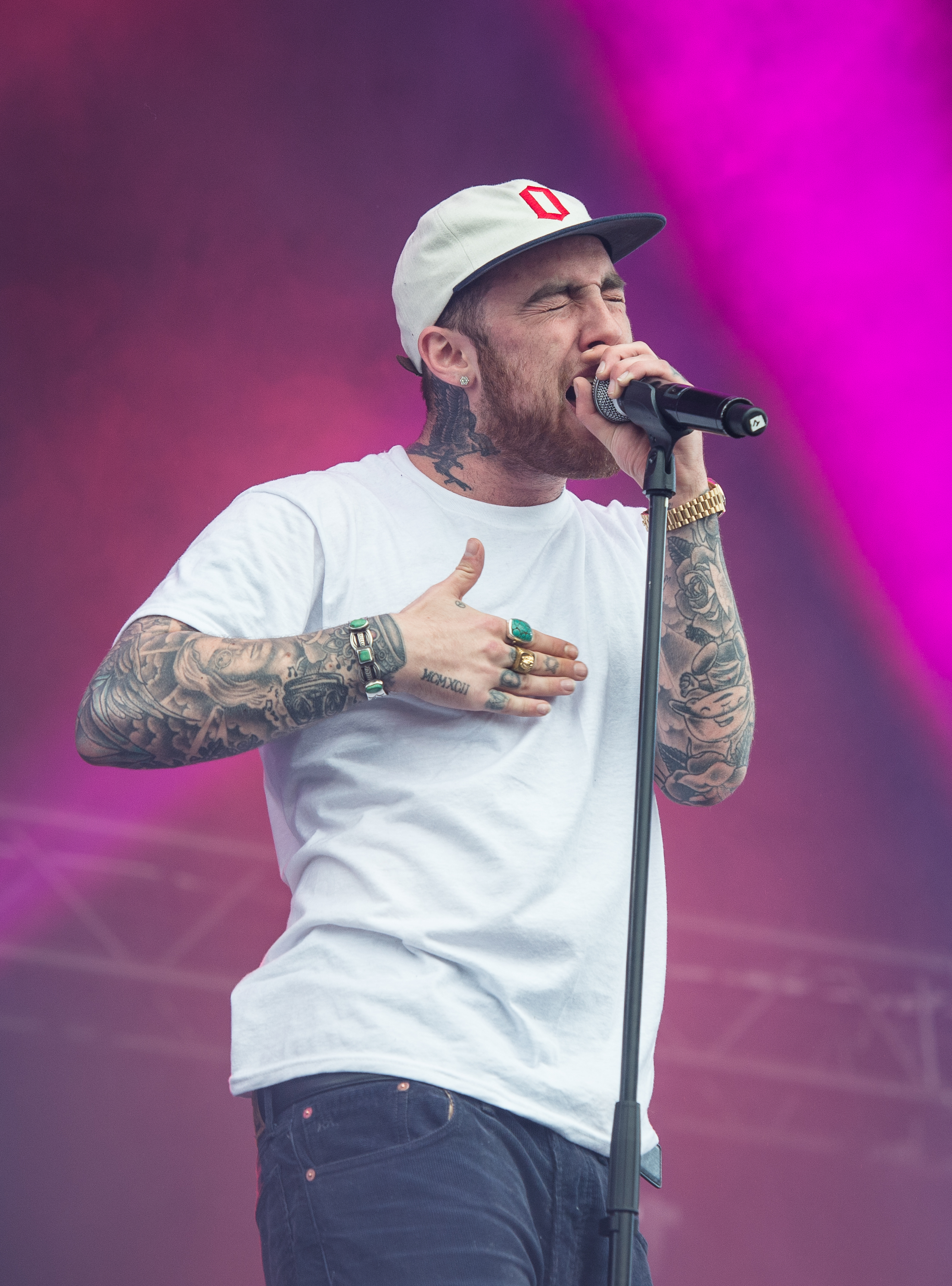 Mac onstage