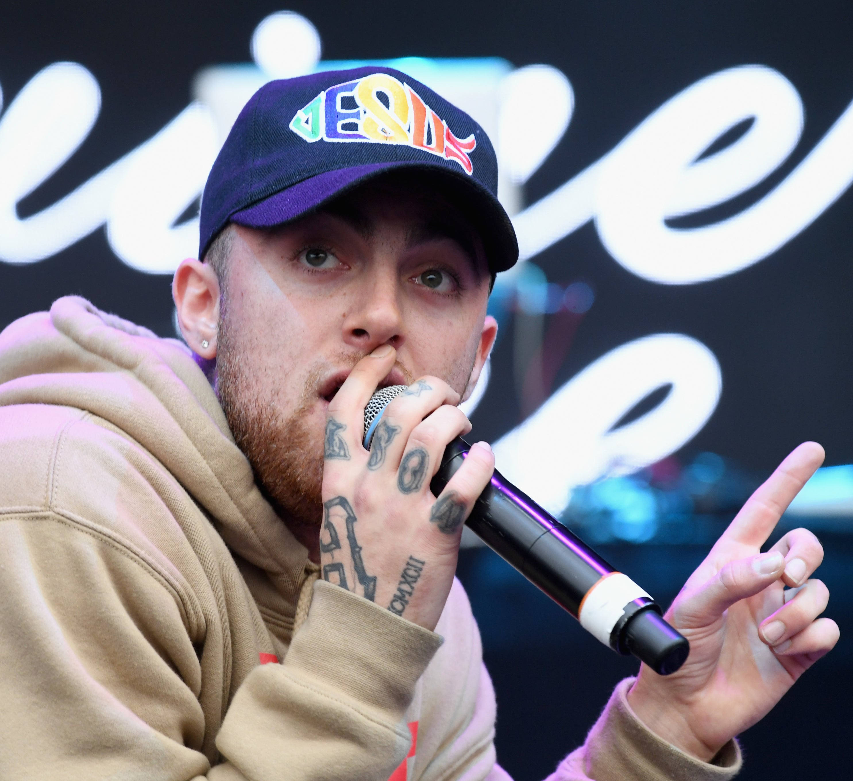 Closeup of Mac Miller