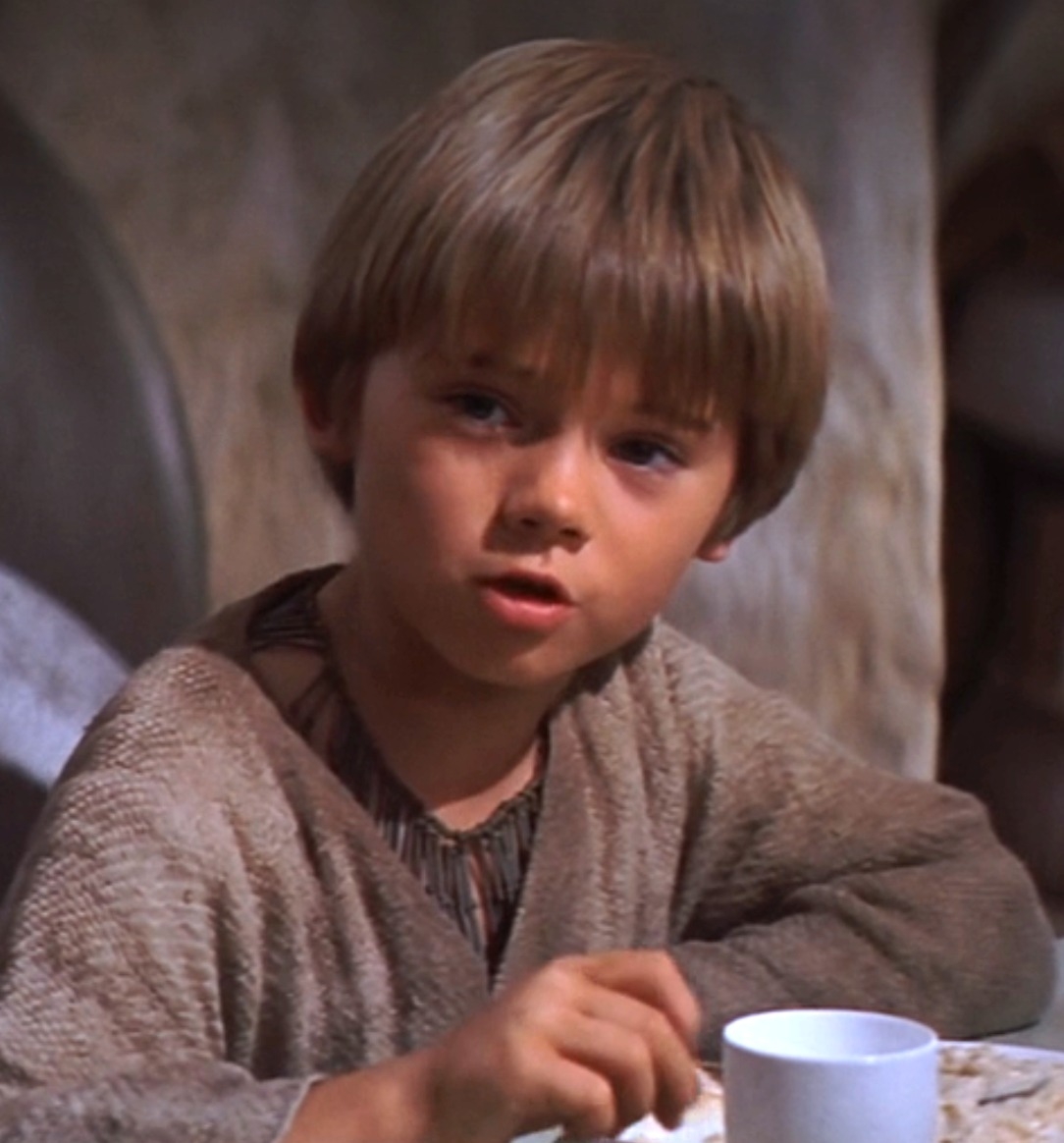 closeup of him in the film