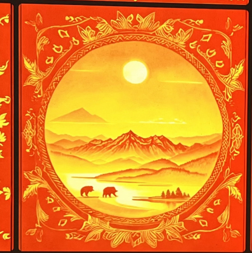 photo of an AI generated image using the prompt above