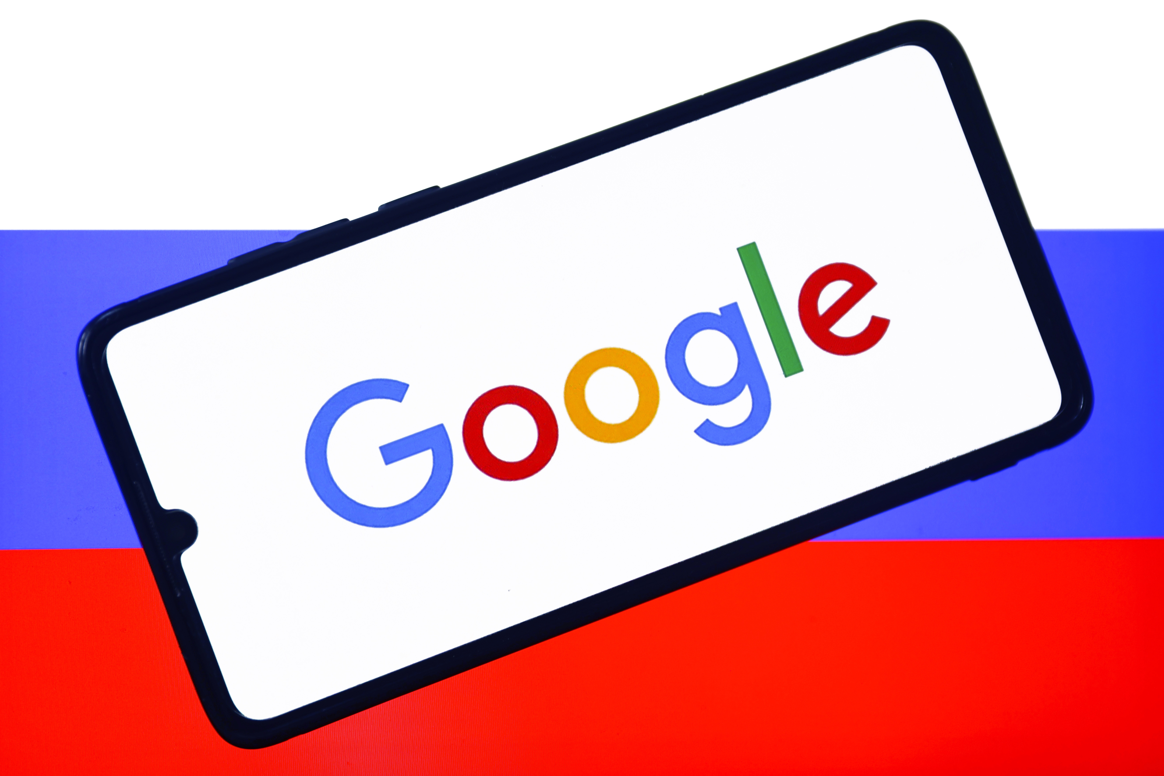 Close-up of the Google logo
