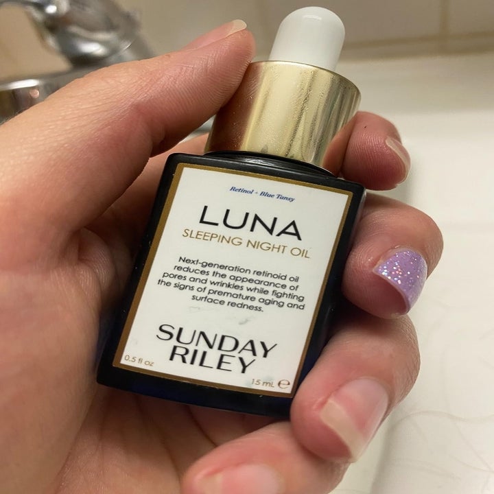 Reviewer's photo of serum