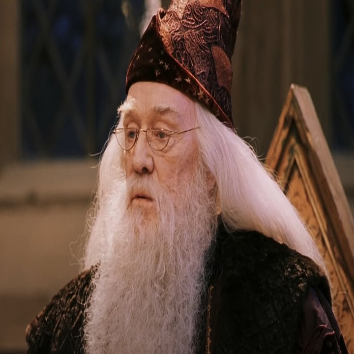 Dumbledore wears a hat