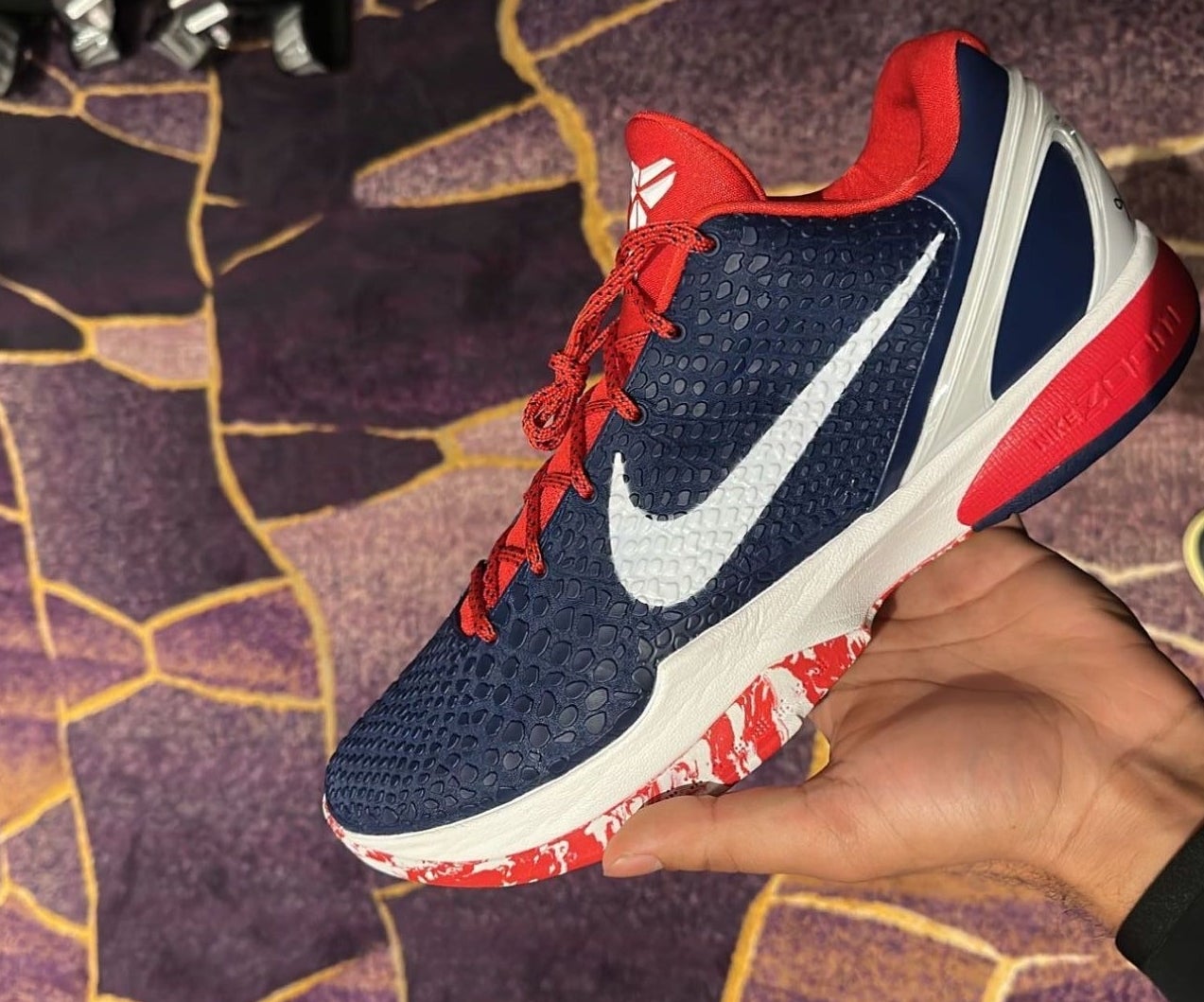 Knicks' Quentin Grimes shows first look at Nike Kobe 6 Team USA colorway