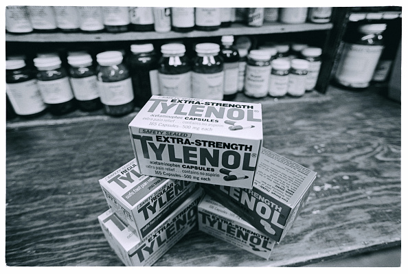 Boxes of Tylenol