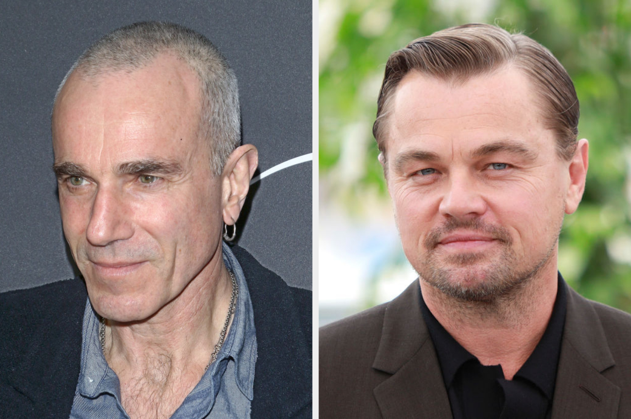 Side-by-side of Daniel Day-Lewis and Leonardo DiCaprio