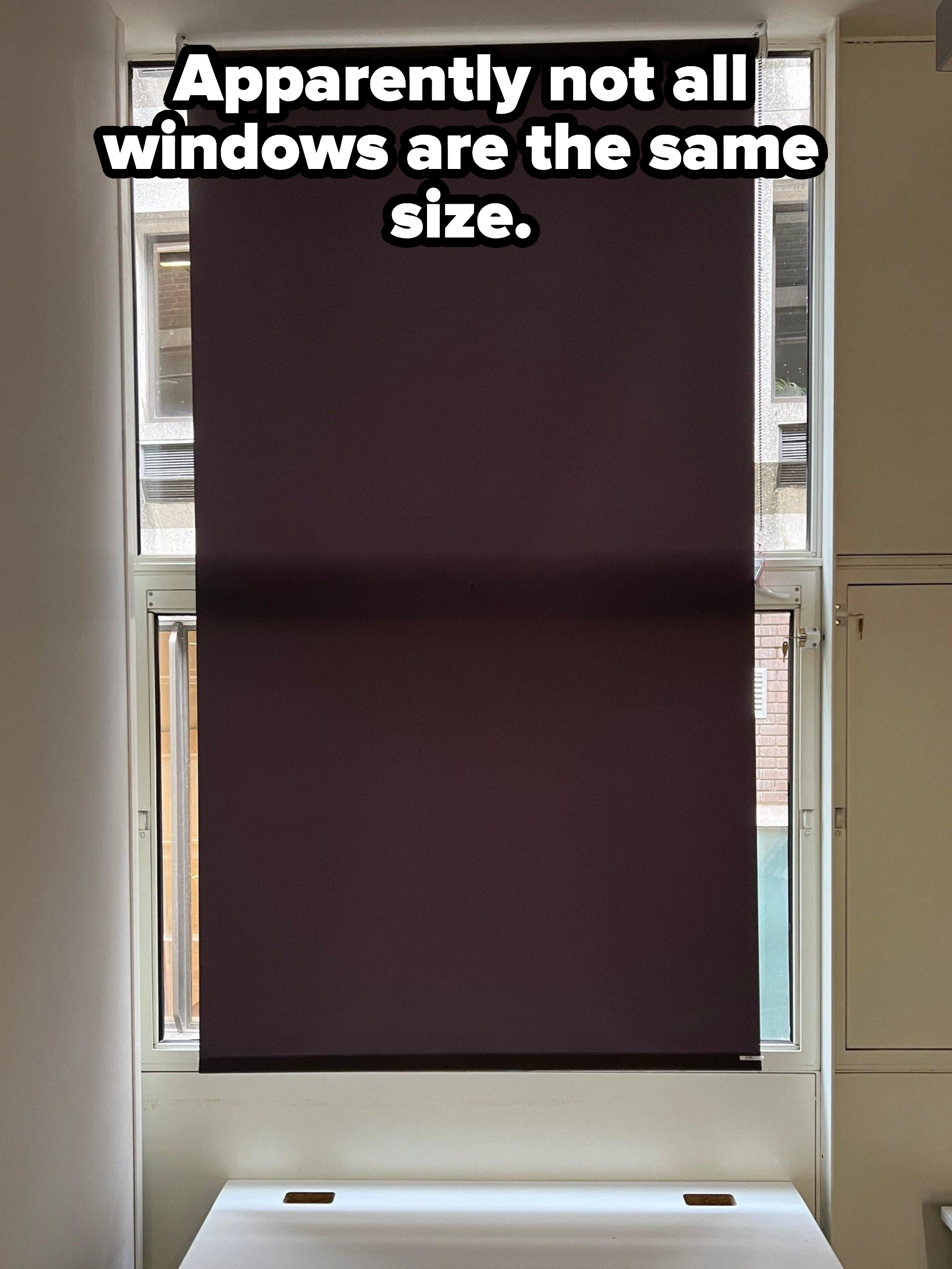 Window blinds that don&#x27;t fit the window