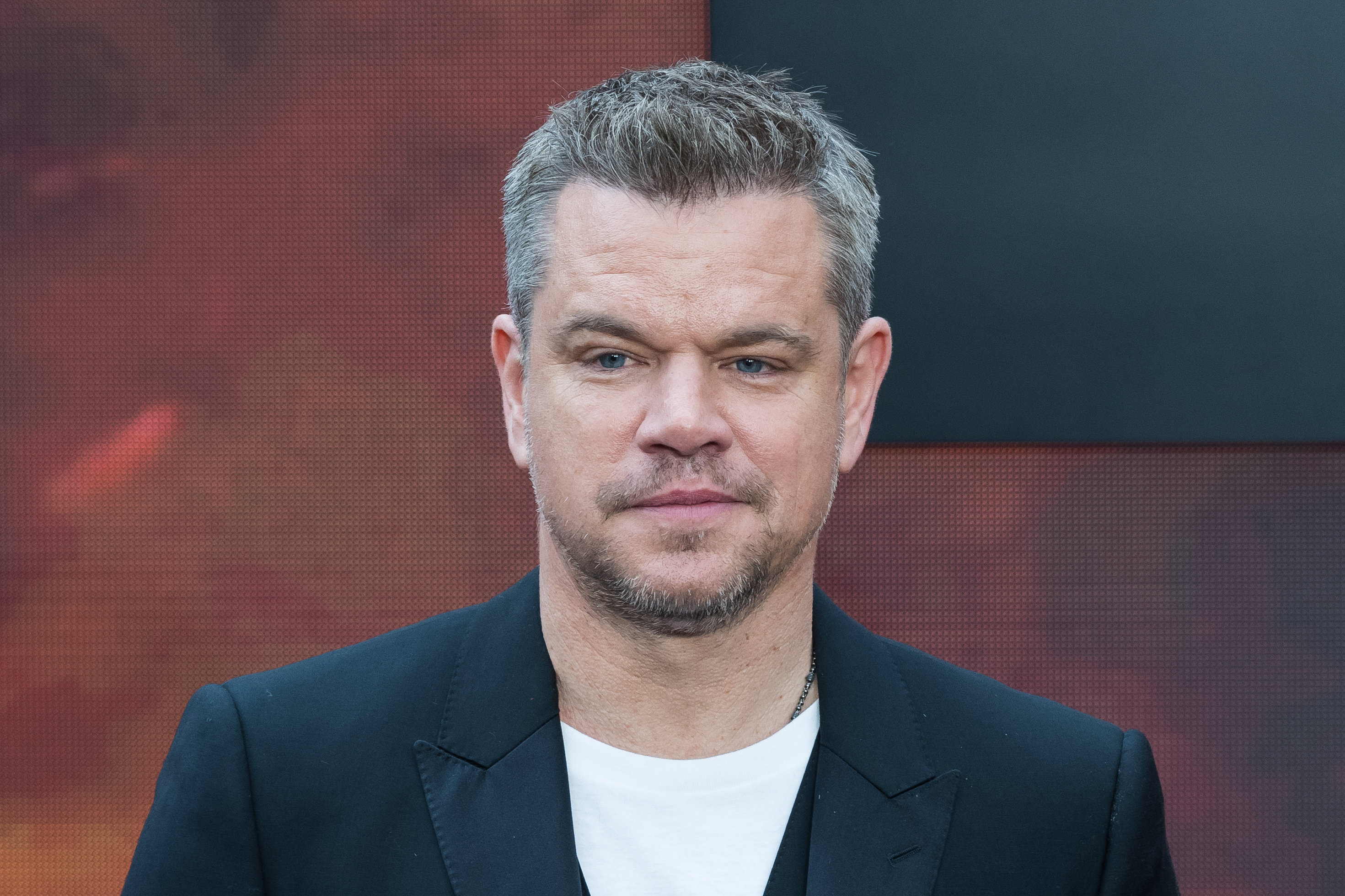 Closeup of Matt Damon