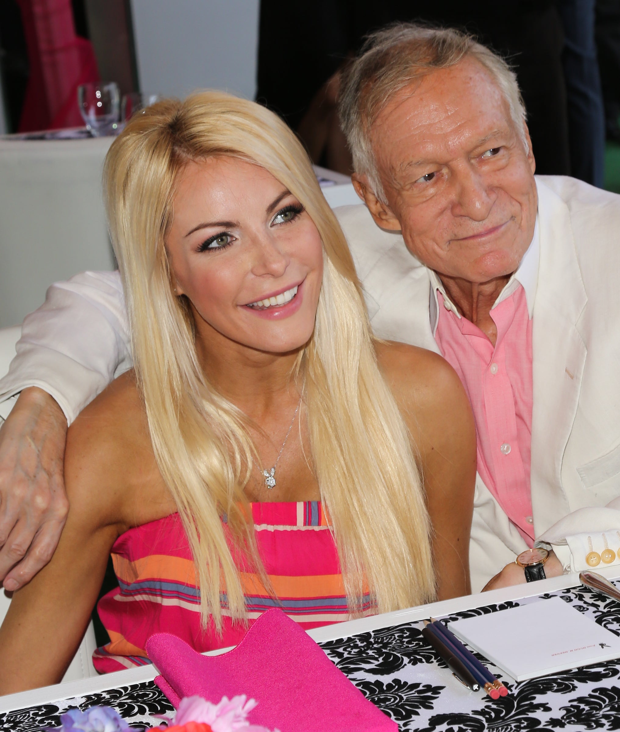 Crystal and Hugh Hefner