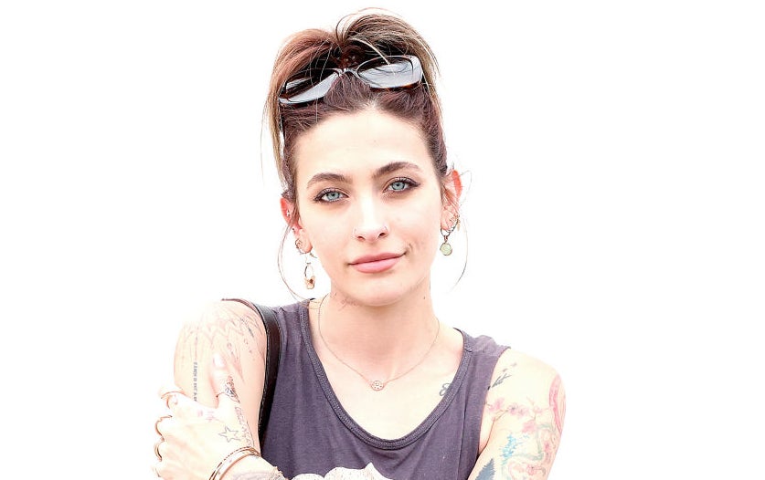 Closeup of Paris Jackson