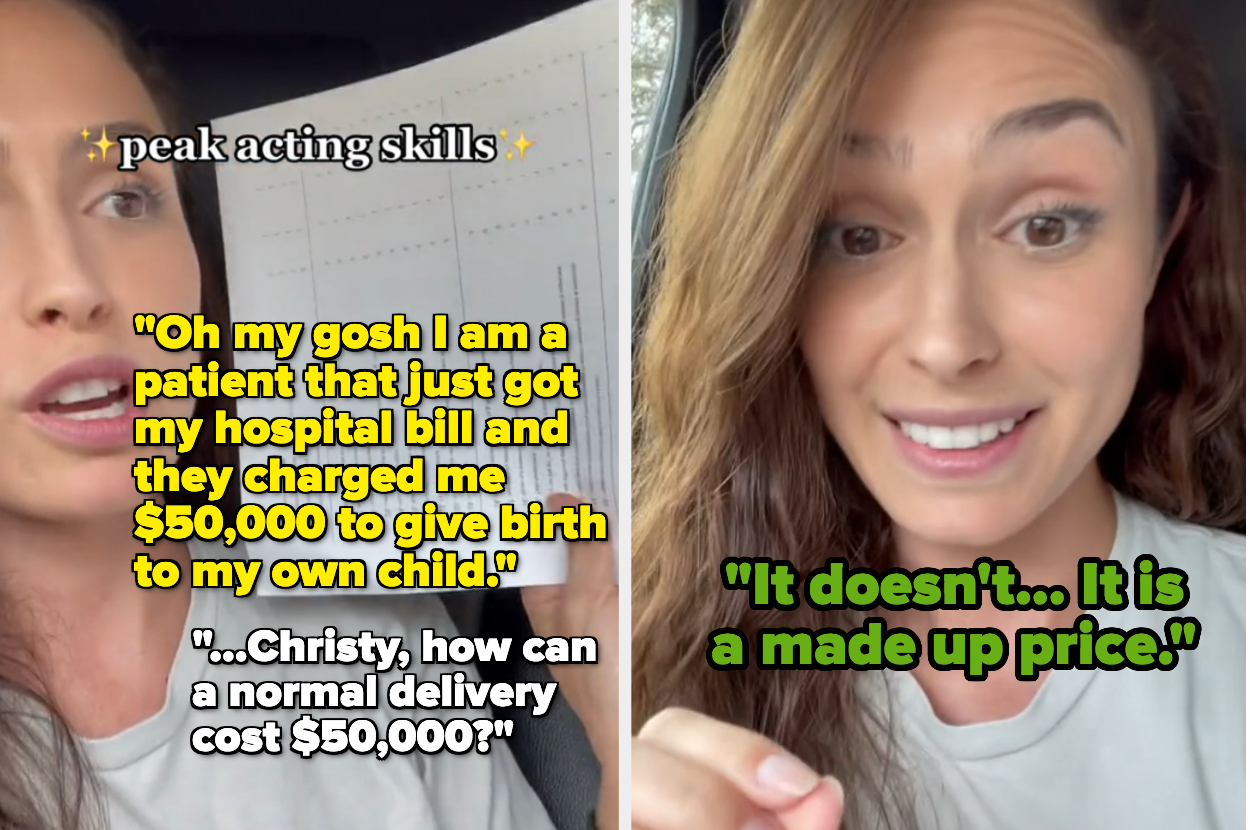 Christy explaining how a $50k hospital bill is a made up price