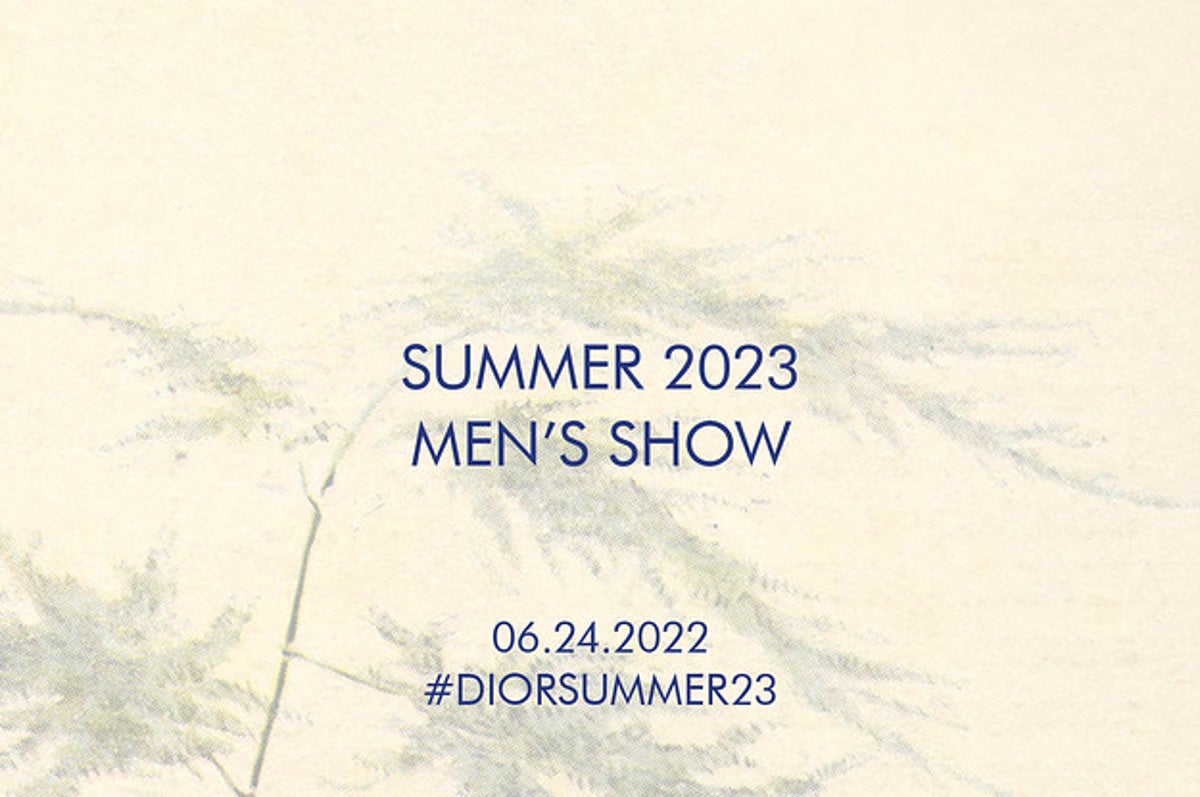 Dior Men's Summer 2022 CD 'Diamond Collection' Shines Bright