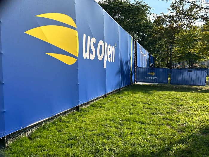 The US Open sign
