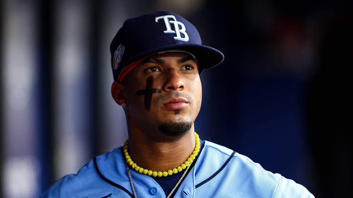 The Tampa Bay Rays star is currently on paid administrative leave as the MLB investigates the allegations.