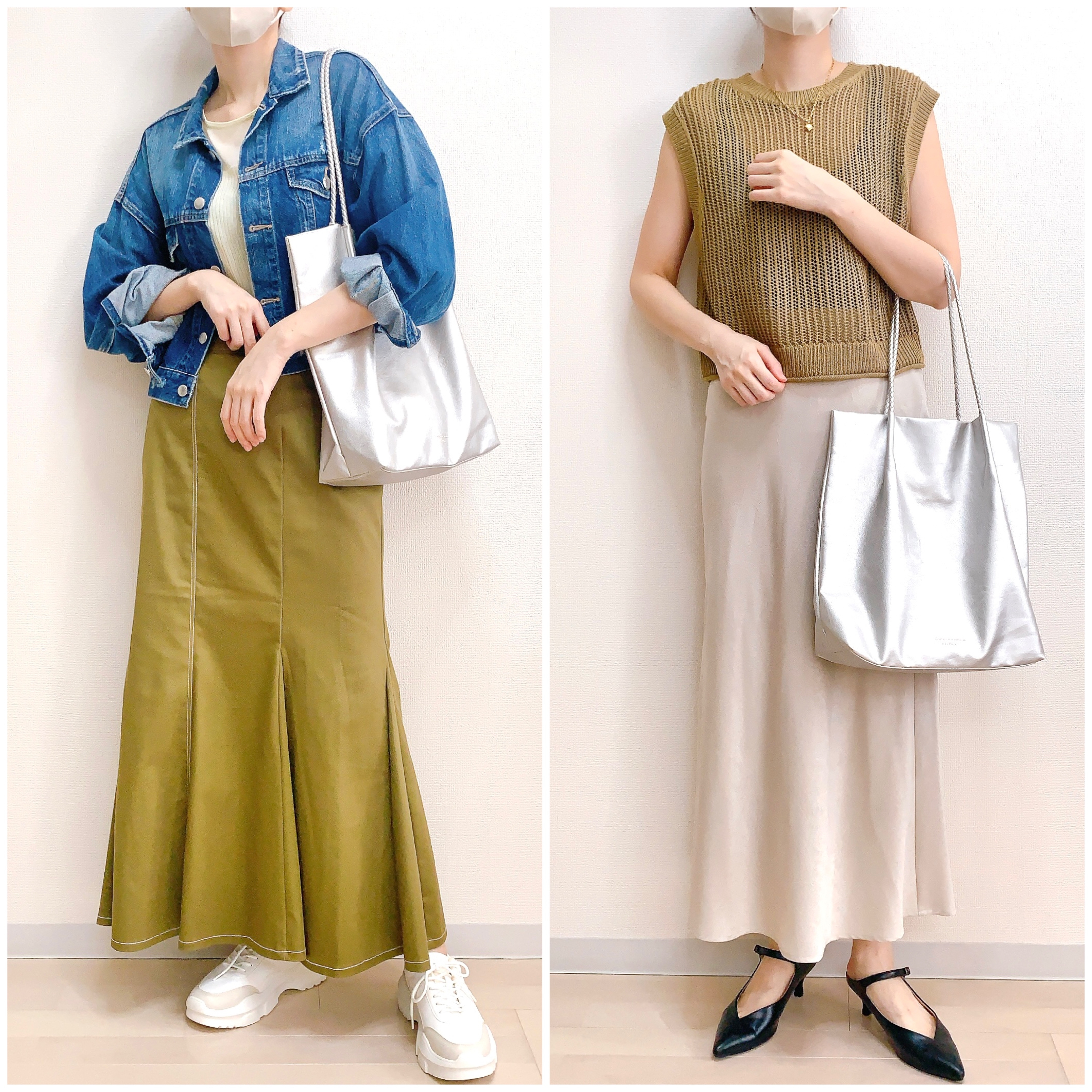 ROPÉ PICNIC（ロペピクニック）のおすすめのバッグ「洗えるメッシュハンドルA4トートバッグ」