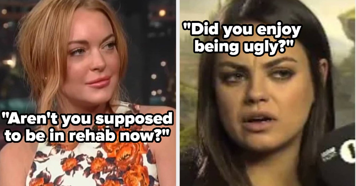 27 Rude, Awkward, And Embarrassing Celebrity Interviews