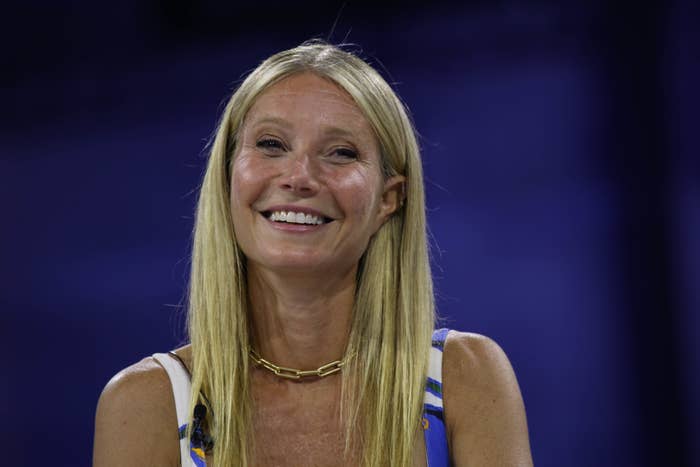 Close-up of Gwyneth smiling