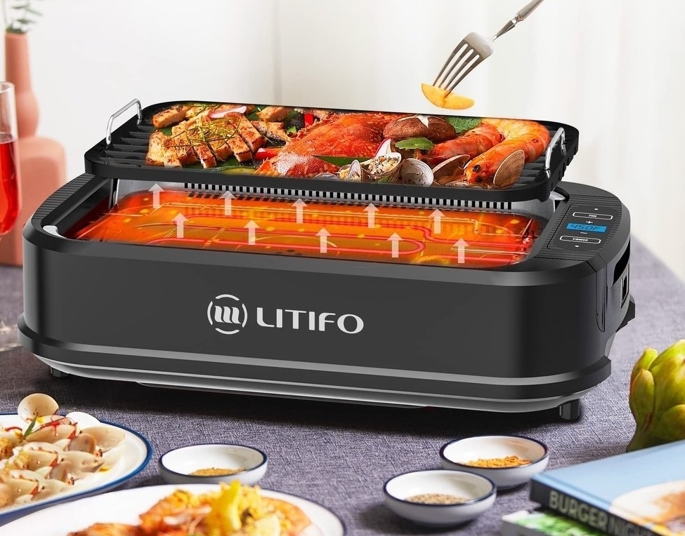 the Litifo smokeless grill