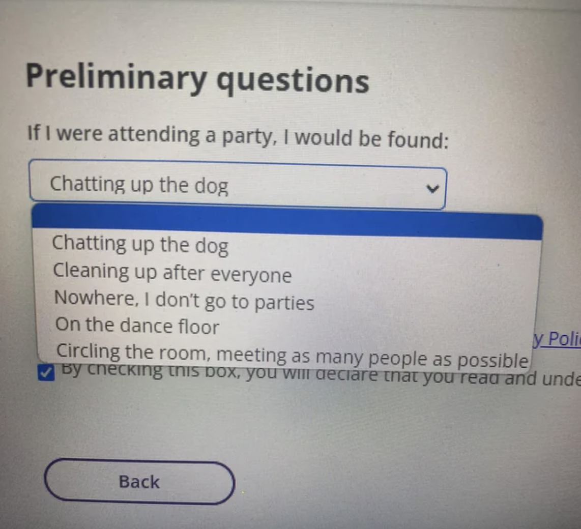&quot;chatting up the dog&quot;