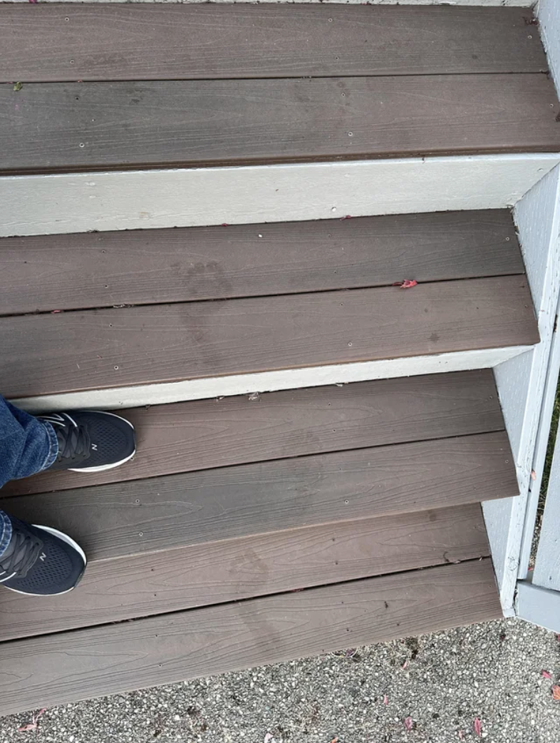 Footprints on someone&#x27;s steps