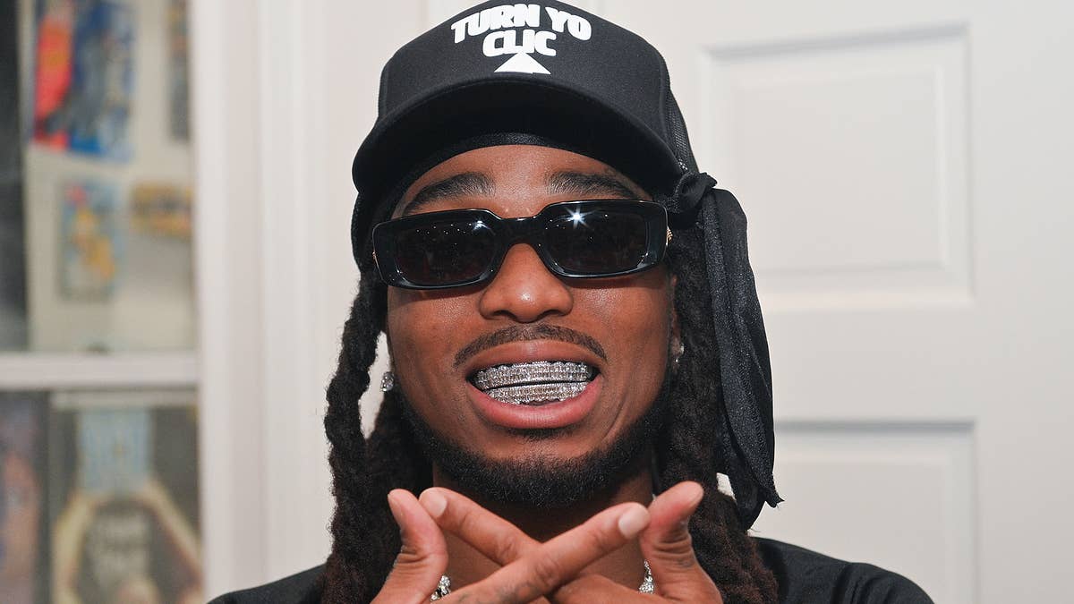 The Migos rapper stressed that the tweet was just a line from his track "Disciples."