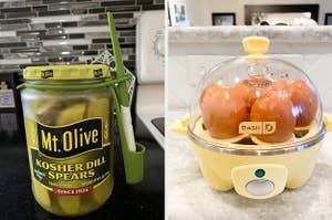 pickle fork and egg cooker