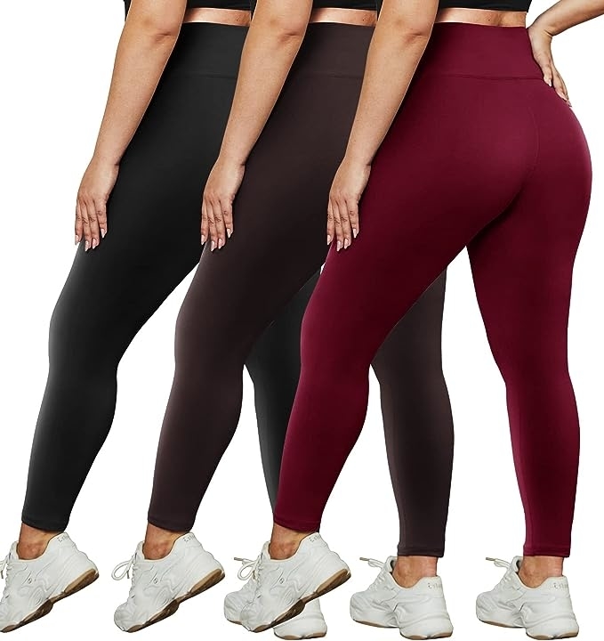 Buy Women's Cotton Lycra Leggings Combo (Pack of 6 White, Black, Maroon,  Blue, Green, Pink) - Free Size at Amazon.in
