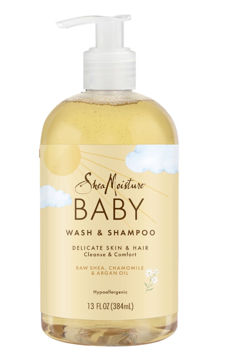 Shea Moisture wash and shampoo for delicate skin and hair cleanse and comfort