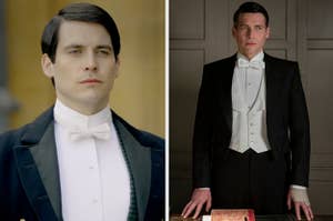 Thomas Barrow in Downton Abbey episode one and Downton Abbey A New Era